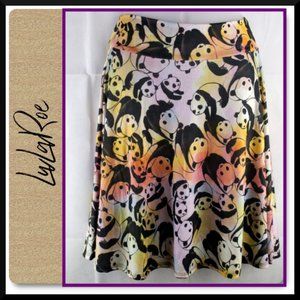 LuLaRoe Girls Azure Panda Skirt